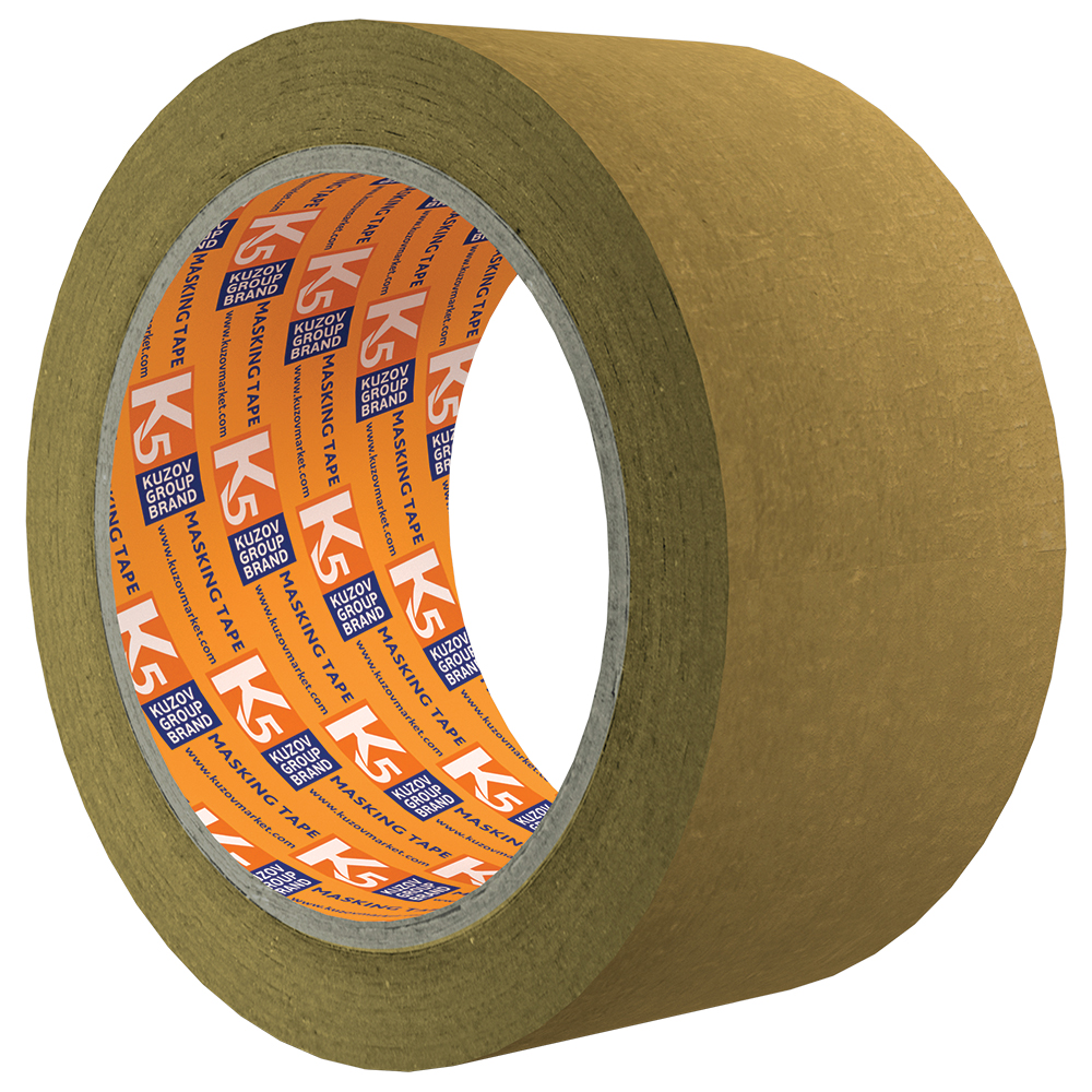 25.40.0220 Маскирующая лента K5 (100°C) 25 мм коричневая 