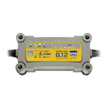  029385 GYSFLASH 8.12 зарядное устройство, ток 8А, 12 В