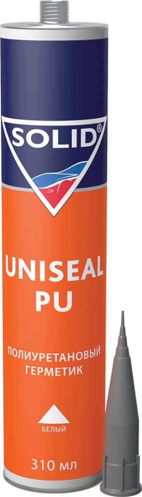 361.0311.1 SOLID UNISEAL PU (310 мл) - полиуретановый герметик, цвет белый