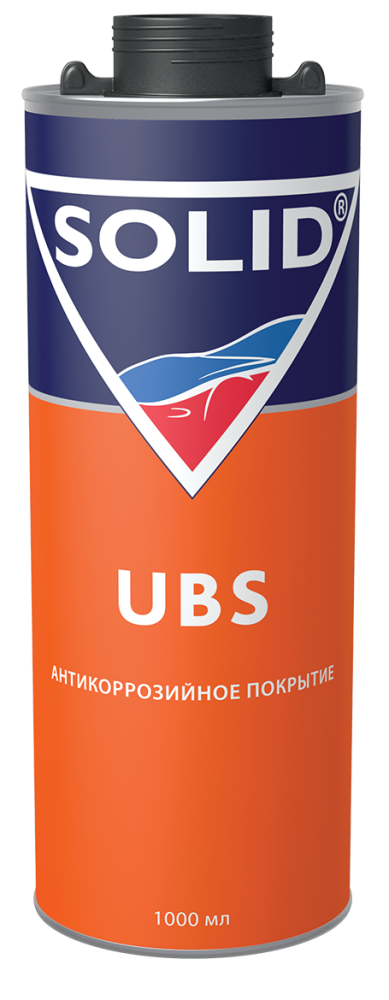 342.1004 SOLID UBS (1000 мл) - антикоррозионное средство под пистолет, цвет черный