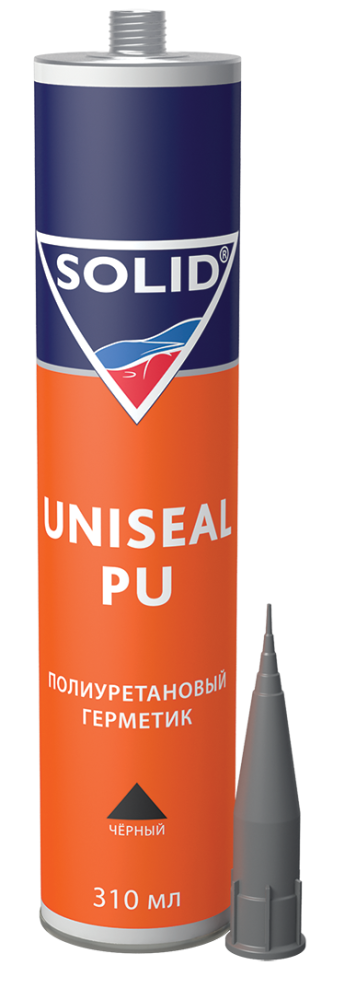 361.0314.1 SOLID UNISEAL PU (310 мл) - полиуретановый герметик, цвет черный