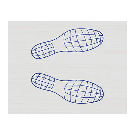 Коврик-двухслойный- Следы-ног