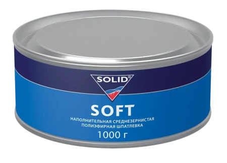 312.1000 SOLID SOFT - (фасовка 1000 гр) наполнительная среднезернистая шпатлевка