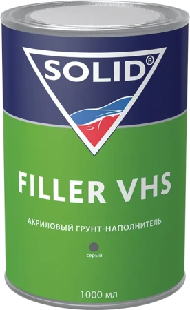 332.1503 SOLID FILLER VHS LOW VOC (1000+250 мл) -  грунт-наполнитель 4:1 (комп.), цв: серый