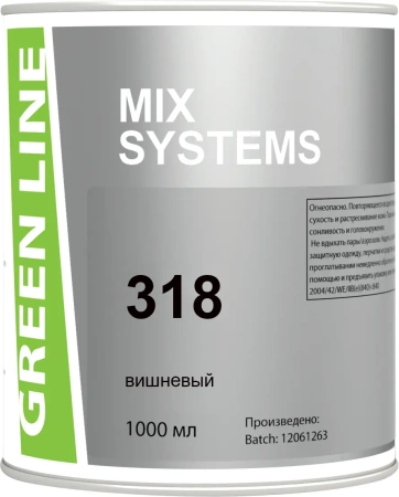 GREEN LINE 318 вишневый, 1000 ml.
