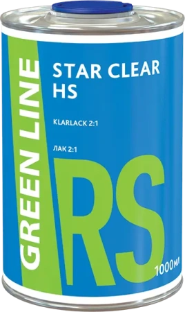 GREEN LINE Лак STAR CLEAR HS 2:1, 1000  мл