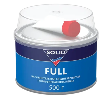 311.0500 SOLID FULL (фасовка 500 гр) наполнительная среднезернистая шпатлевка