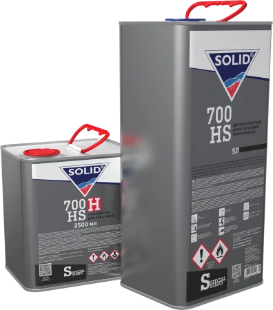 700 SOLID 700 HS - двухкомпонентный акрил-уретановый лак 2+1 системы HS
