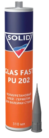 360.0311.1 SOLID GLAS FAST PU 202 однокомпонентный полиуретановый клей для вклейки стекол 310ml 2-ч.