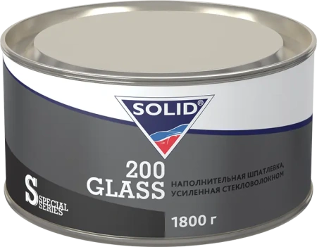 020.1800 SOLID 200 GLASS- (фасовка 1800 гр) наполнительная шпаклевка, усиленная стекловолокном