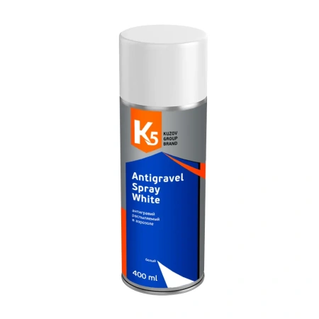 Антигравий K5 Antigravel Spray White распыляемый белый в аэрозоли 500мл