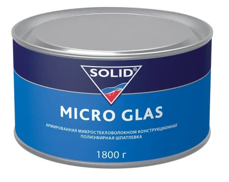 315.1800 SOLID MICRO GLAS - (фасовка 1800гр) наполнительная шпатлевка,усиленная микростекловолокном