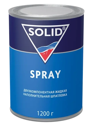319.1000 SOLID SPRAY - (фасовка 1200 гр.) жидкая шпатлевка для окончательных работ
