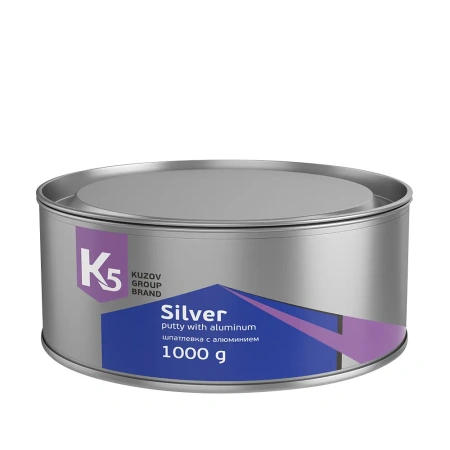 Шпатлевка К5 Silver с алюминием 1000 г. 