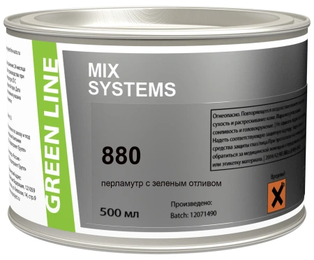 GREEN LINE 880 перламутр с зеленым отливом, 500 ml.