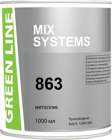 GREEN LINE 863 металлик, 1000 ml.