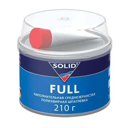 311.0210 SOLID FULL (фасовка 210 гр) наполнительная среднезернистая шпатлевка