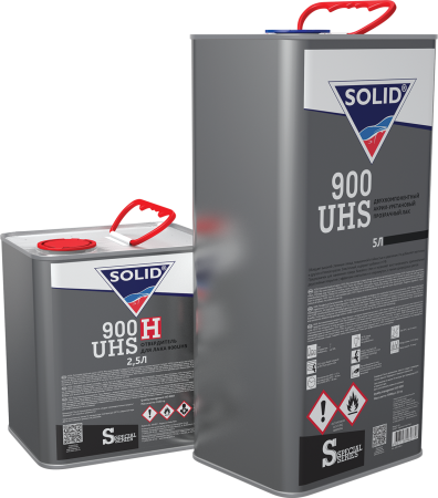 320.7500.1 SOLID 900 UHS - (5000+2500мл) - 2K лак системы UHS  2+1 (в комп. с отвердит.)