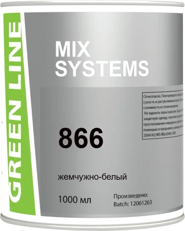GREEN LINE 866 жемчужно-белый, 1000 ml.