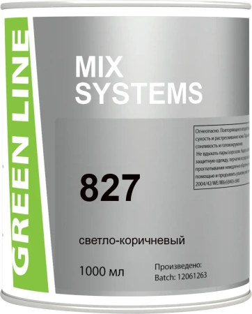 GREEN LINE 827 светло-коричневый, 1000 ml.